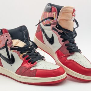 spider man nike jordan 1 high sp across the spider verse red dv1748 601 mens 9.5