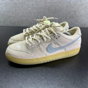 nike sb dunk low mummy shoes mens 11 white blue swoosh logo skateboarding skater