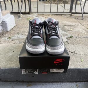 jordan 3 black cement 2024