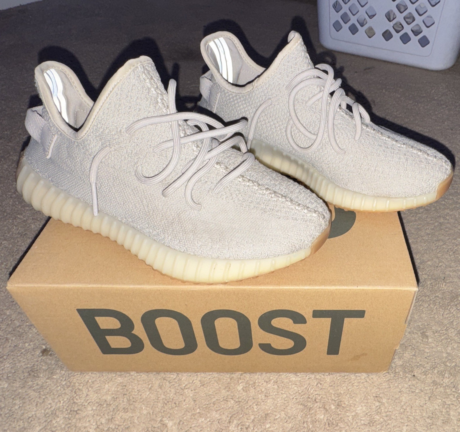 adidas yeezy boost 350 v2 sesame size 8 adidas yeezy boost 350 v2 sesame size 8