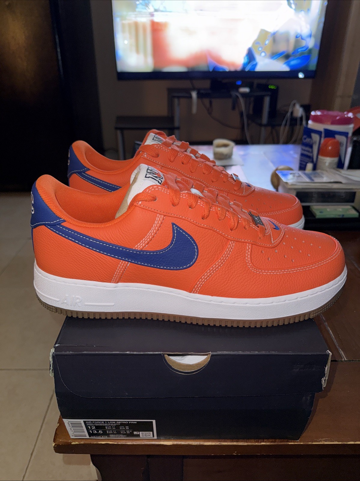 nike air force 1 low retro prm ‘nyc knicks’ men’s sz 12 (iv2705 819)damaged box nike air force 1 low retro prm ‘nyc knicks’ men’s sz 12 (iv2705 819)damaged box