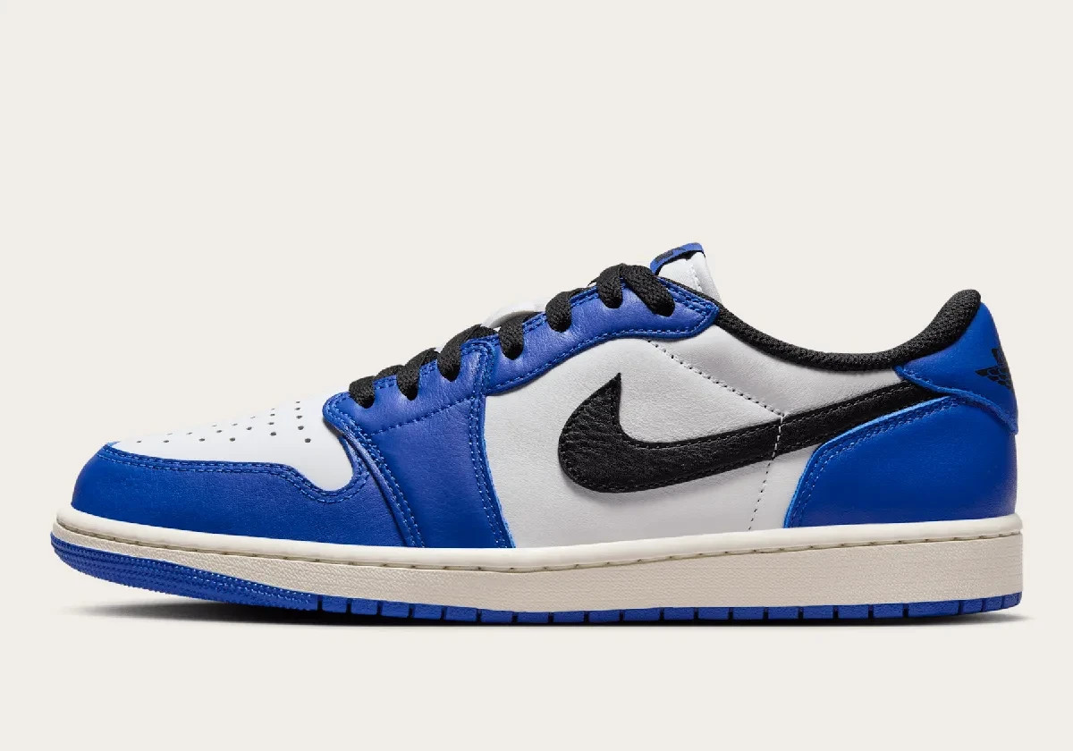 nike air jordan 1 low og retro white black game royal cz0790 140 men's sizes new nike air jordan 1 low og retro white black game royal cz0790 140 men's sizes new