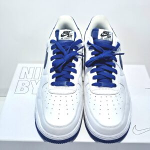 nike air force 1 low nike by you color white and blue
