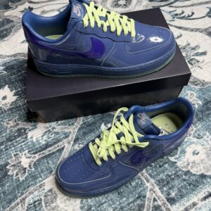 nike air force 1 low “patent leather mystic navy grape ice” size 12