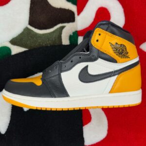 size 10 jordan 1 retro og high yellow toe 555088 711 men's 10