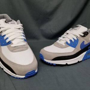 nike air max 90 white blue crystal sneakers mens size 8 new no box!