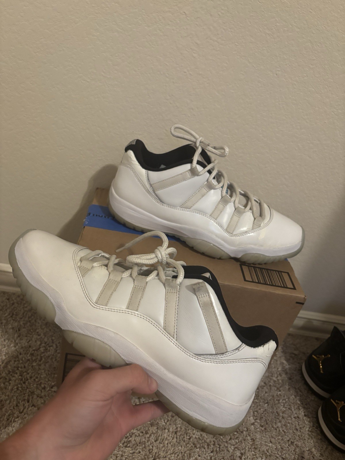nike air jordan 11 retro low men's sneakers size 10.5 legend blue nike air jordan 11 retro low men's sneakers size 10.5 legend blue