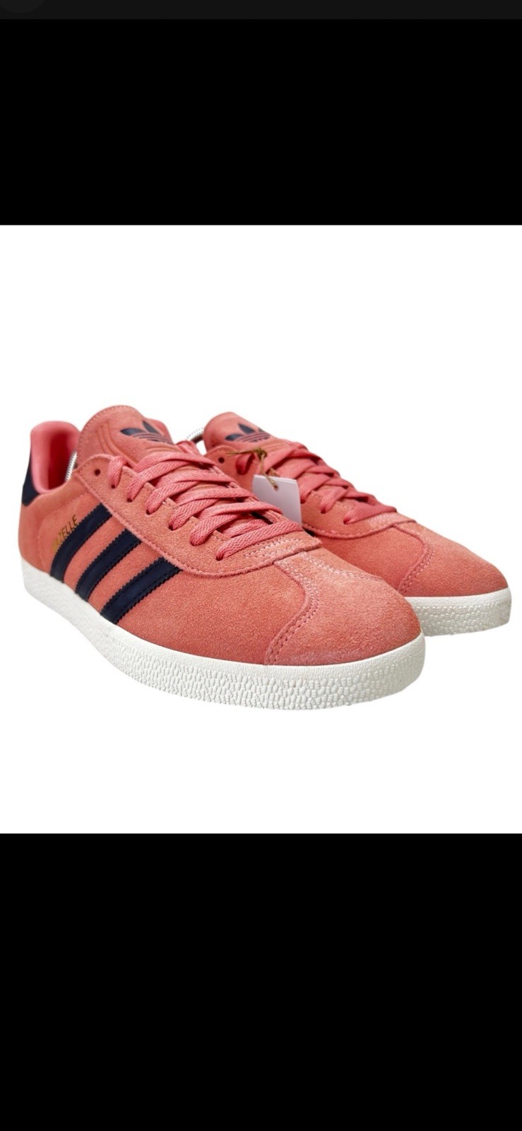 10.5m adidas gazelle glow pink aurora black core white shoes jh5388 10.5m adidas gazelle glow pink aurora black core white shoes jh5388