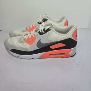 nike air max 90 ultra essential infrared 819474 106 cool grey sneakers men's 9.5