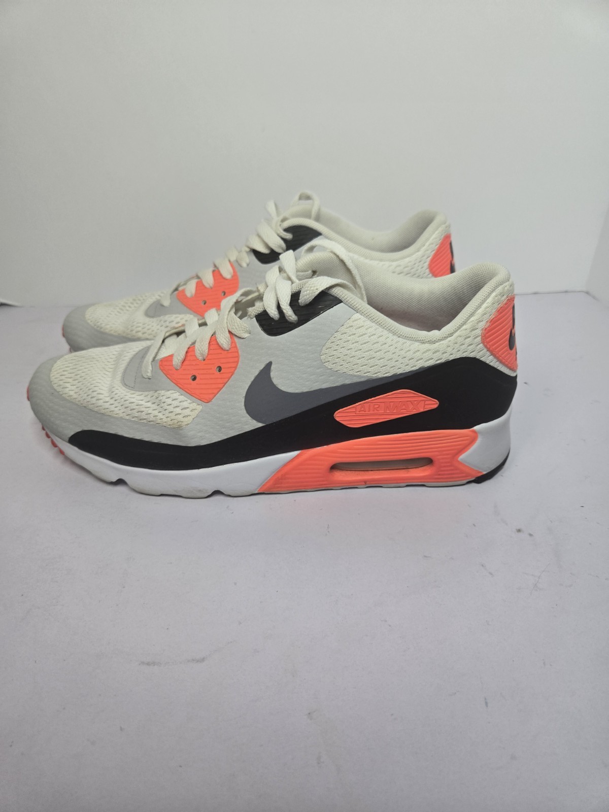 nike air max 90 ultra essential infrared 819474 106 cool grey sneakers men's 9.5 nike air max 90 ultra essential infrared 819474 106 cool grey sneakers men's 9.5