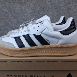 size 9 adidas samba xlg mens (10 womens) white/black ie1377