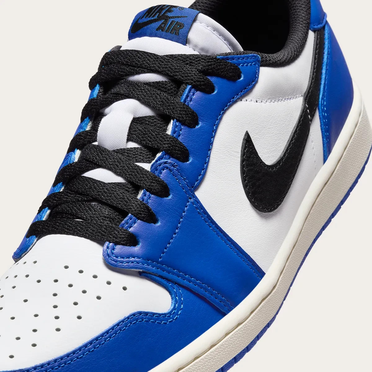 nike air jordan 1 low og retro white black game royal cz0790 140 men's sizes new nike air jordan 1 low og retro white black game royal cz0790 140 men's sizes new