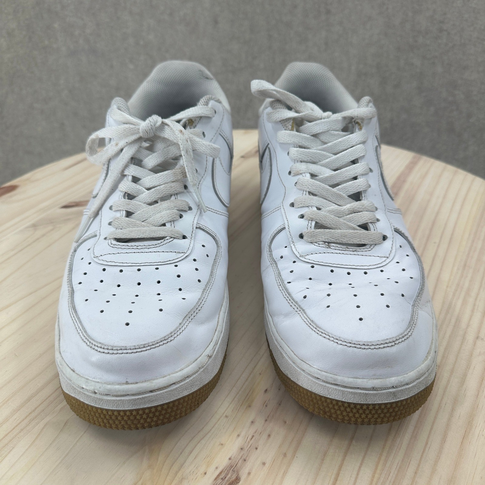 nike air force 1 low white leather gum sole sneakers dj2739 100 mens 13 nike air force 1 low white leather gum sole sneakers dj2739 100 mens 13