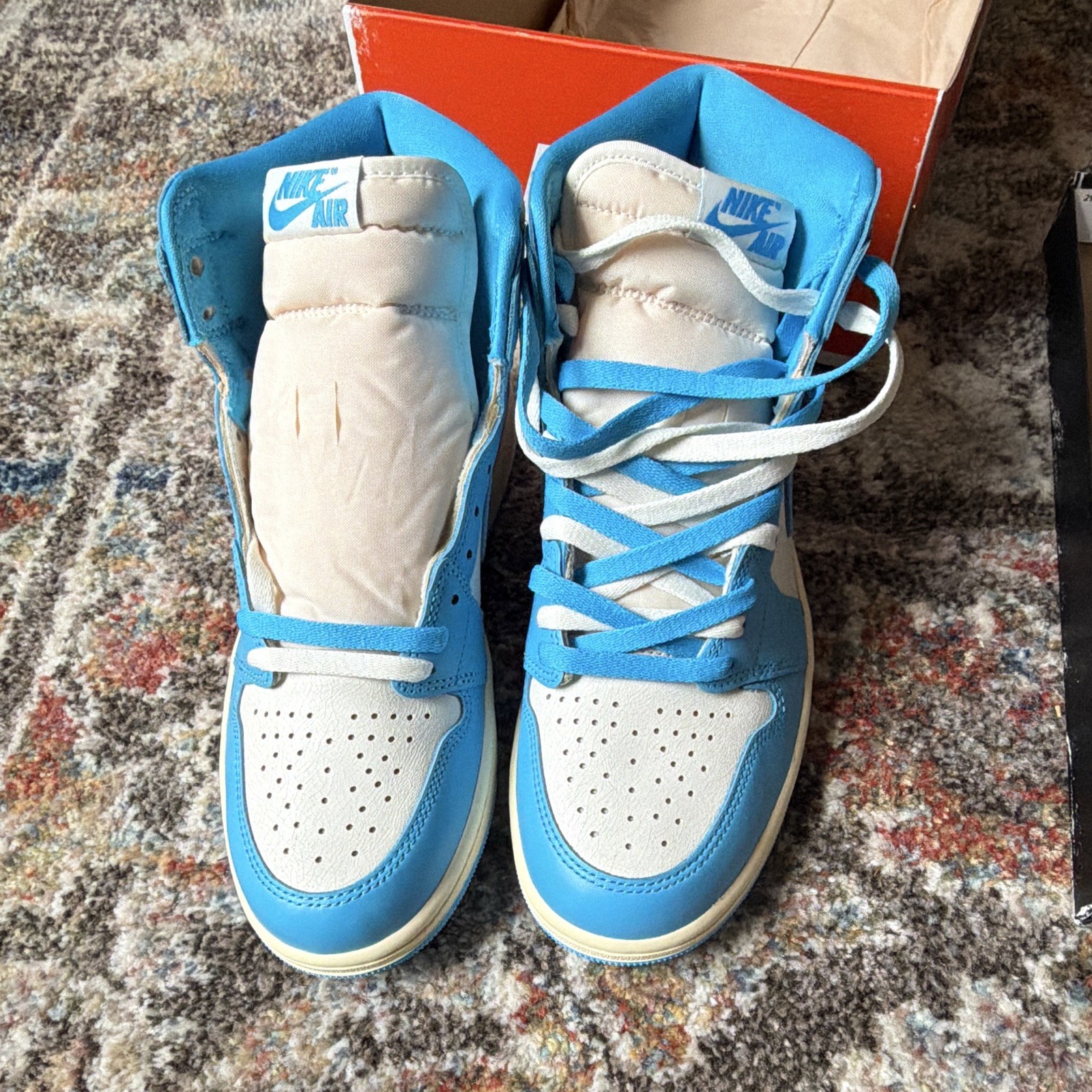 jordan air jordan 1 high unc reimagined blue/white dz5485 402 jordan air jordan 1 high unc reimagined blue/white dz5485 402