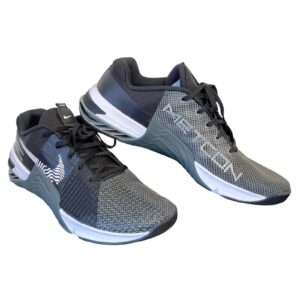 nike metcon 8 do9328 001 sneakers men 13 black/smoke grey workout shoes likenew