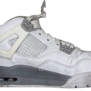 nike air jordan 4 retro white oreo ct8527 100 men’s size 9.5 gray cement
