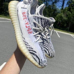 size 9.5 adidas yeezy boost 350 v2 low zebra