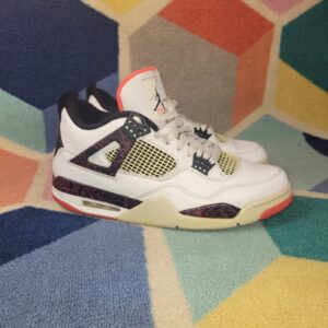 air jordan 4 retro flight nostalgia white bright crimson 308497 116 mens 12
