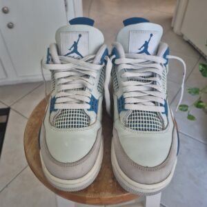 air jordan 4 retro 2024 military blue fv5029 141 men's size 9.5