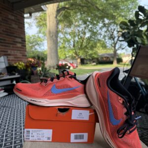nike air zoom pegasus 41 men's running sneaker red/blue fd2722 600