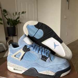 size 9.5 jordan 4 retro mid university blue