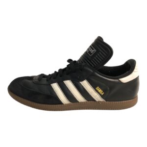 adidas samba mens size 9 classic black white leather indoor soccer shoes 034563