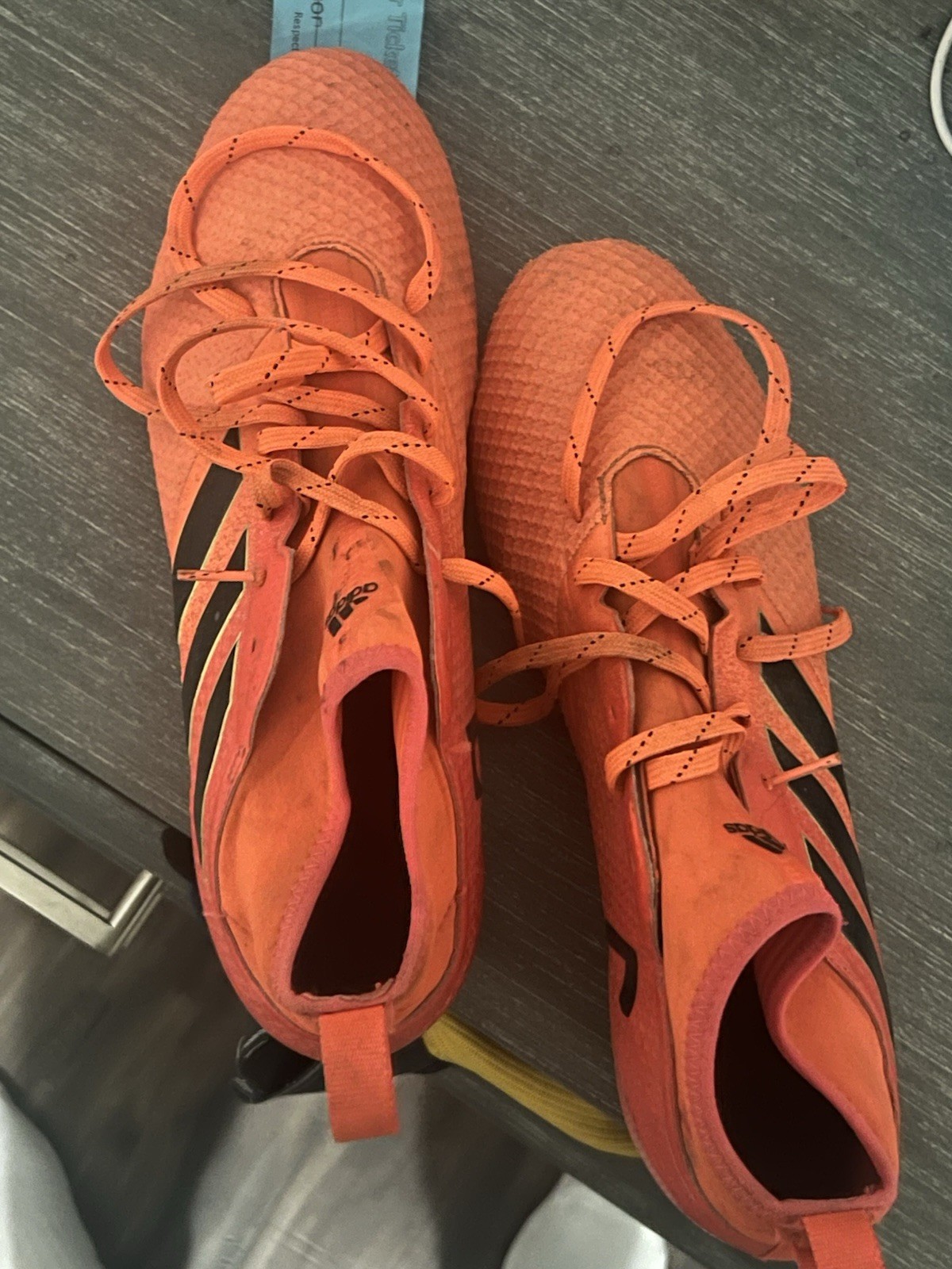 adidas men's low top lace up athletic sneakers orange/black style s77106 adidas men's low top lace up athletic sneakers orange/black style s77106