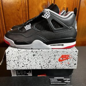 jordan 4 bred reimagined leather 2024 (fq8213 006) brand new ds condition