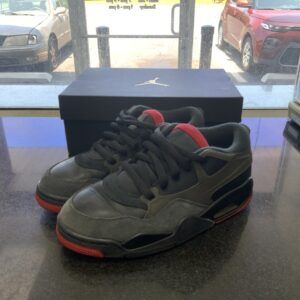 nike air jordan 4 rm bred mens black red sneaker fq7939 060 shoe