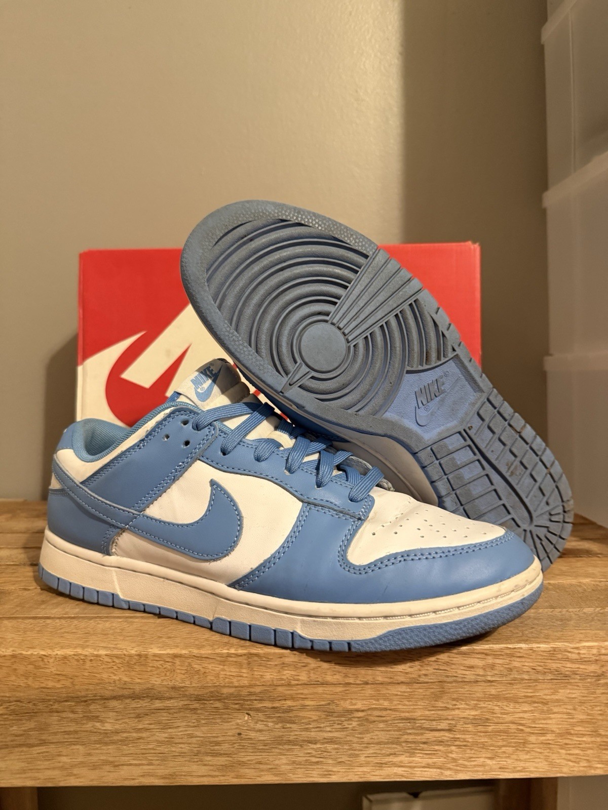 nike dunk low university blue 2021 men's athletic sneakers dd1391 102 sz 10 nike dunk low university blue 2021 men's athletic sneakers dd1391 102 sz 10