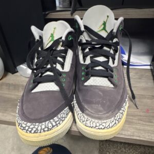 jordan air jordan 3 retro mid pine green ct8532 030 black/cement grey/white