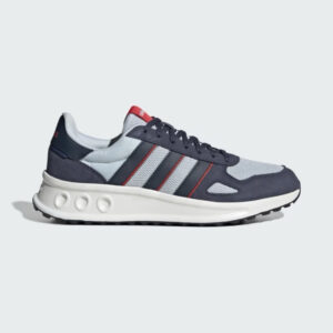 adidas run 84 men’s navy/gray/white/red low top lace up sneakers 10.5m jr8712