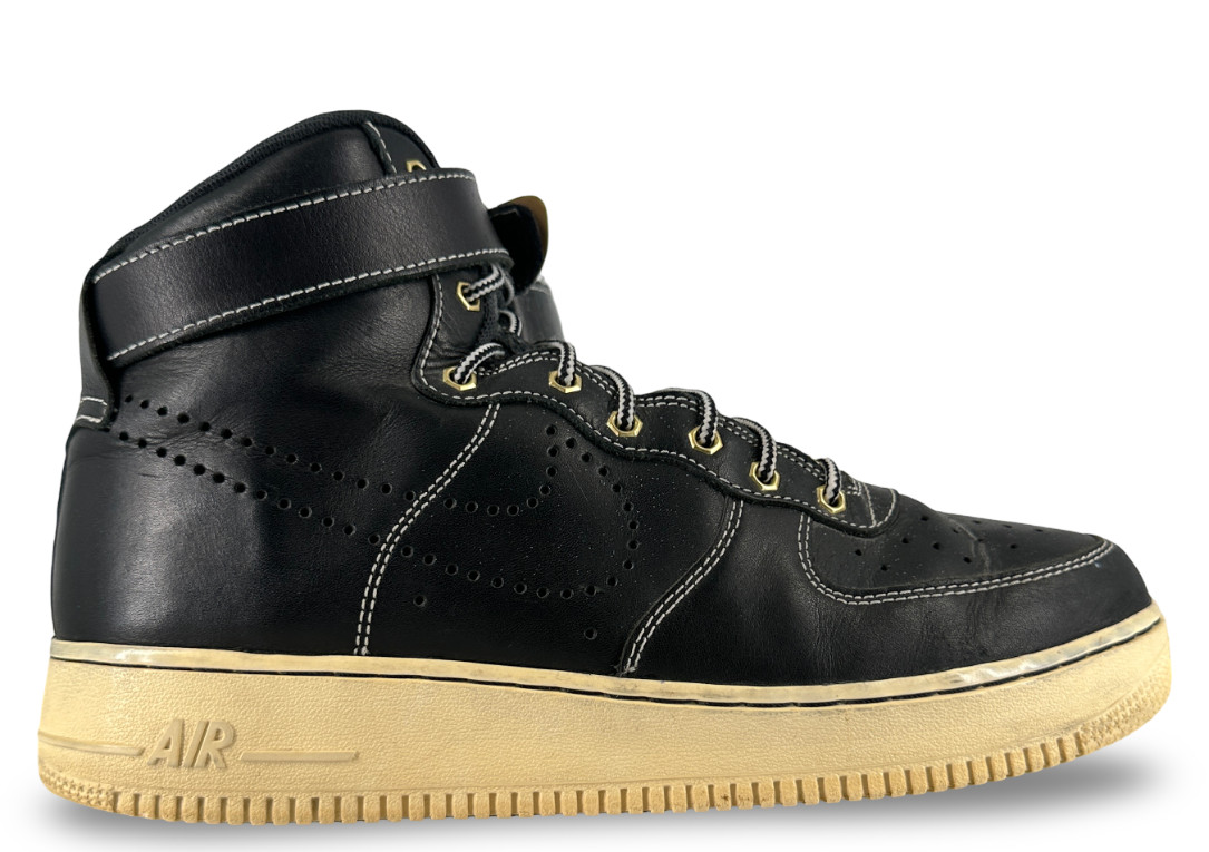 size 9.5m/11w nike air force 1 high black sail (2016) 882096 001 pre owned size 9.5m/11w nike air force 1 high black sail (2016) 882096 001 pre owned
