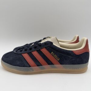 adidas men's gazelle indoor originals size 10 legend ink ruby |jh5404|