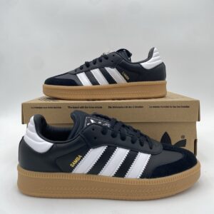 adidas men's samba xlg sneakers core black cloud white gum ie1379 men's size 8.5