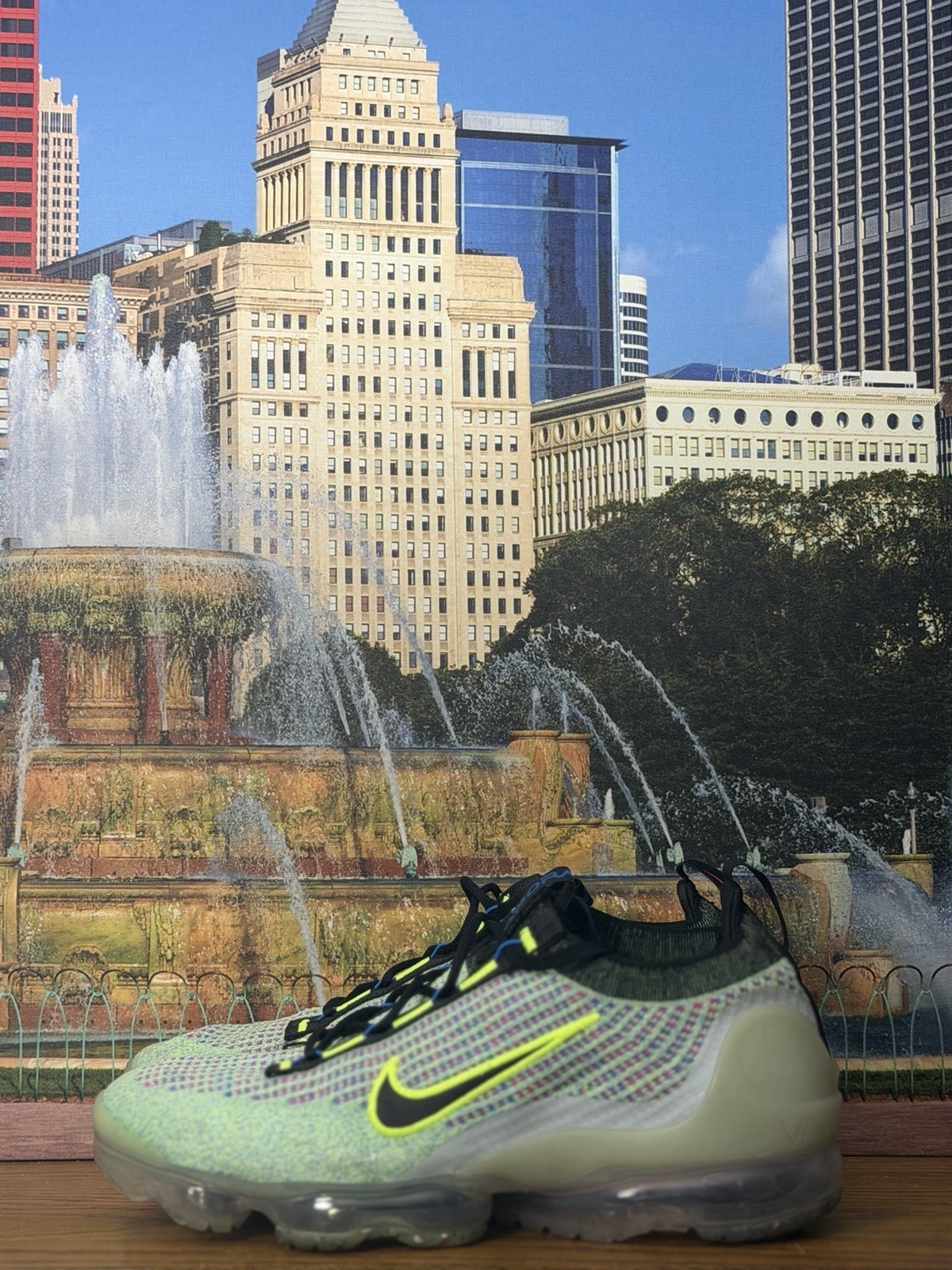 nike air vapormax fk flyknit volt photo blue black sneakers dx3368 700 mens 11 nike air vapormax fk flyknit volt photo blue black sneakers dx3368 700 mens 11