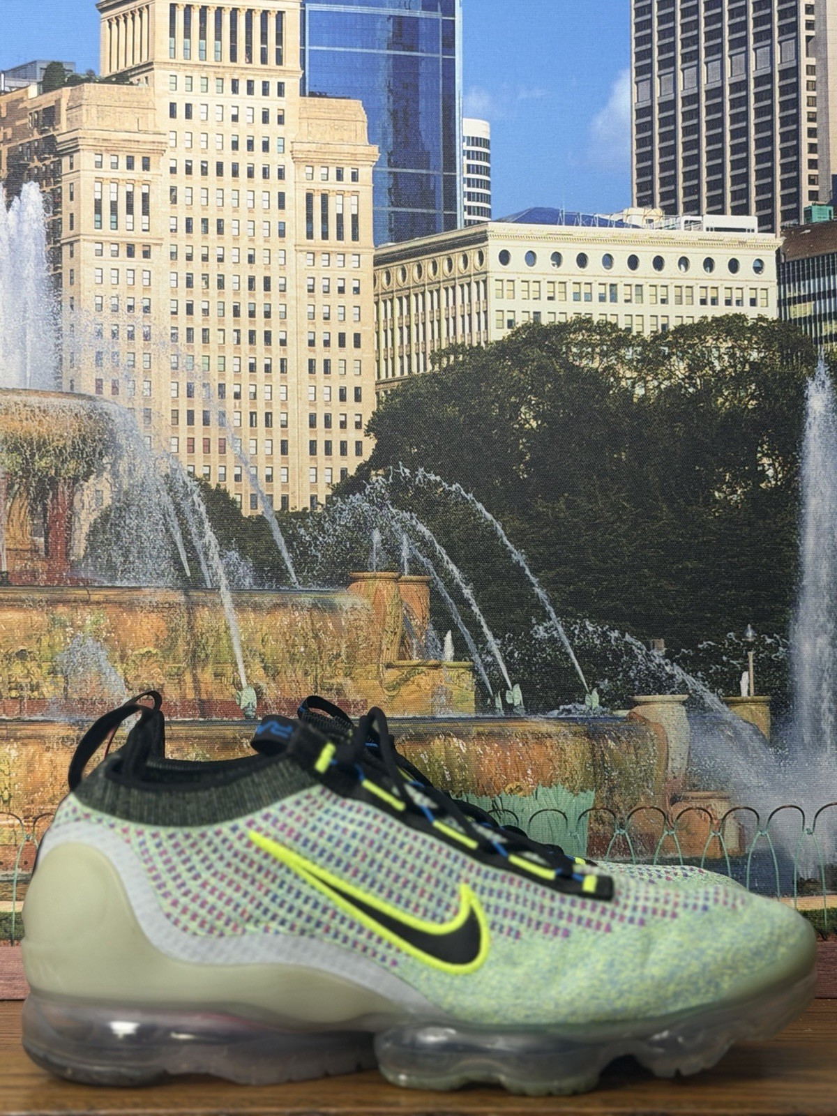 nike air vapormax fk flyknit volt photo blue black sneakers dx3368 700 mens 11 nike air vapormax fk flyknit volt photo blue black sneakers dx3368 700 mens 11