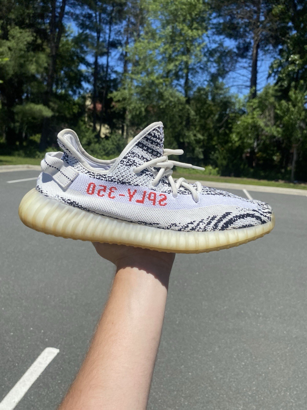 size 9.5 adidas yeezy boost 350 v2 low zebra size 9.5 adidas yeezy boost 350 v2 low zebra