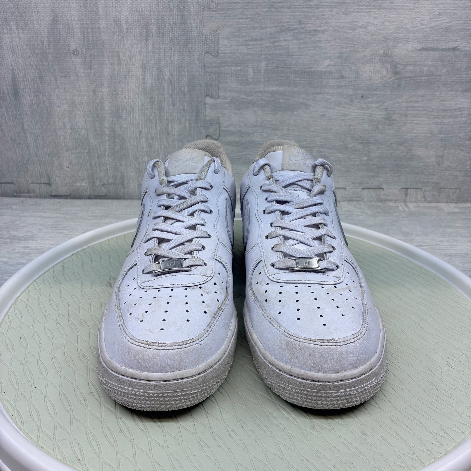 nike air force 1 07 men's 11 white leather low top sneakers 315122 111 nike air force 1 07 men's 11 white leather low top sneakers 315122 111