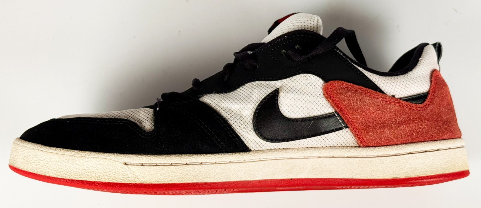 nike sb alleyoop black white university red men's size 13 skate shoes cj0882 102 nike sb alleyoop black white university red men's size 13 skate shoes cj0882 102