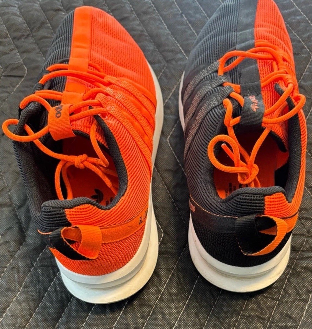 adidas sl loop orange black men's athletic sneakers mesh c77008 size 11.5 adidas sl loop orange black men's athletic sneakers mesh c77008 size 11.5