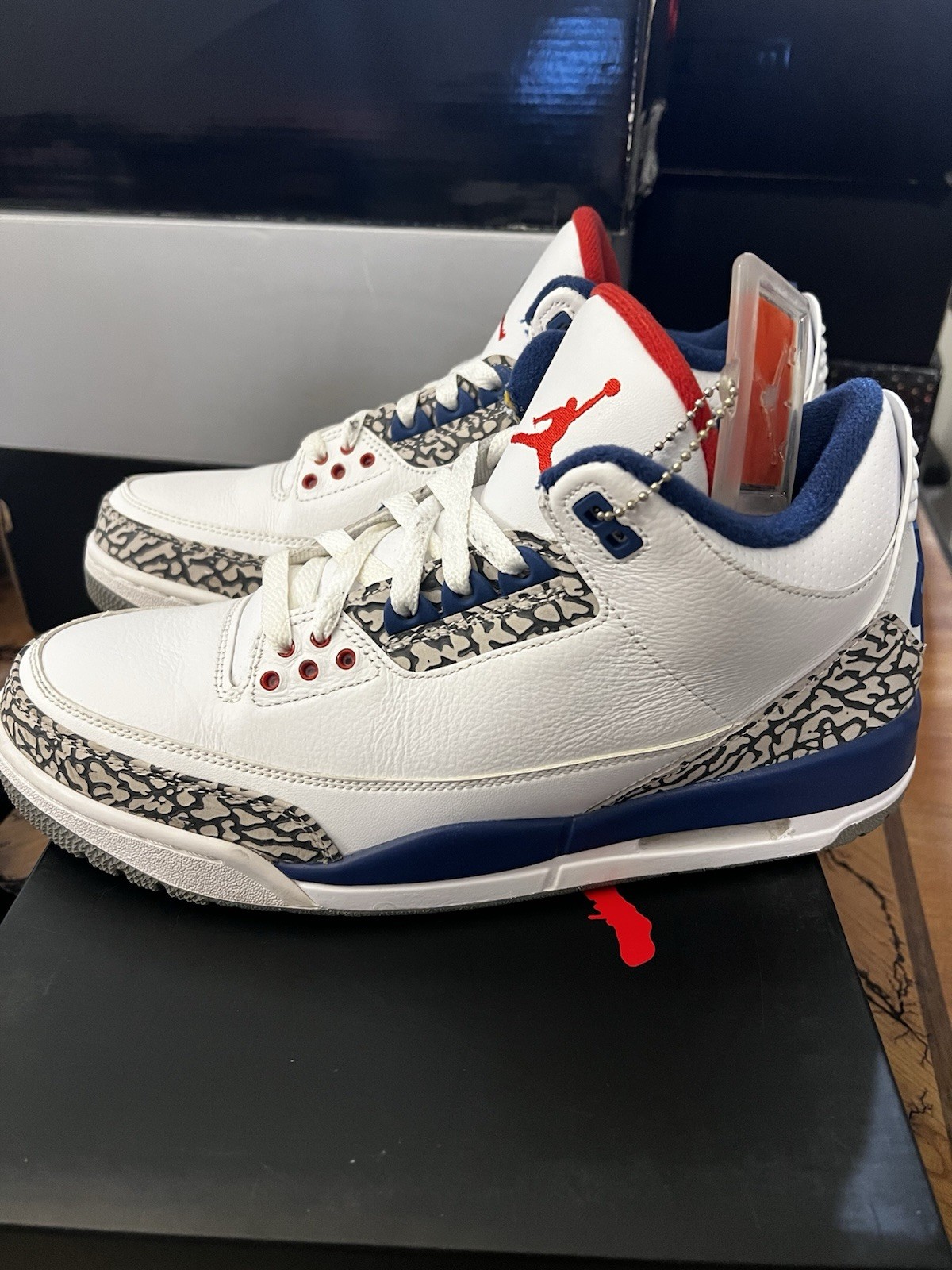 jordan air jordan 3 retro og true blue white/blue/red/gray 2016 854262 106 jordan air jordan 3 retro og true blue white/blue/red/gray 2016 854262 106