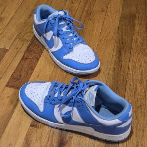 nike dunk low university blue unc mens 12 sneakers dd1391 102