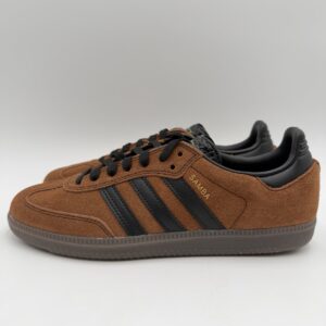 adidas men's samba adv size 8.5 brown black |hq9286|