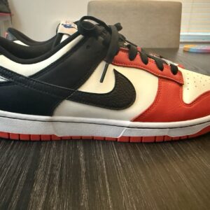 nike dunk low emb nba 75th anniversary chicago bulls; men's size 12 (no box)