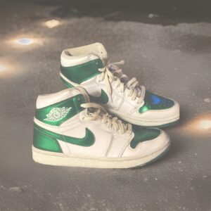 air jordan high golf sneakers in the 'pine green' size 10 preowned