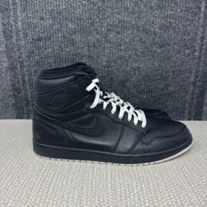 nike air jordan 1 retro high og perforated black shoes mens 16 us 555088 002