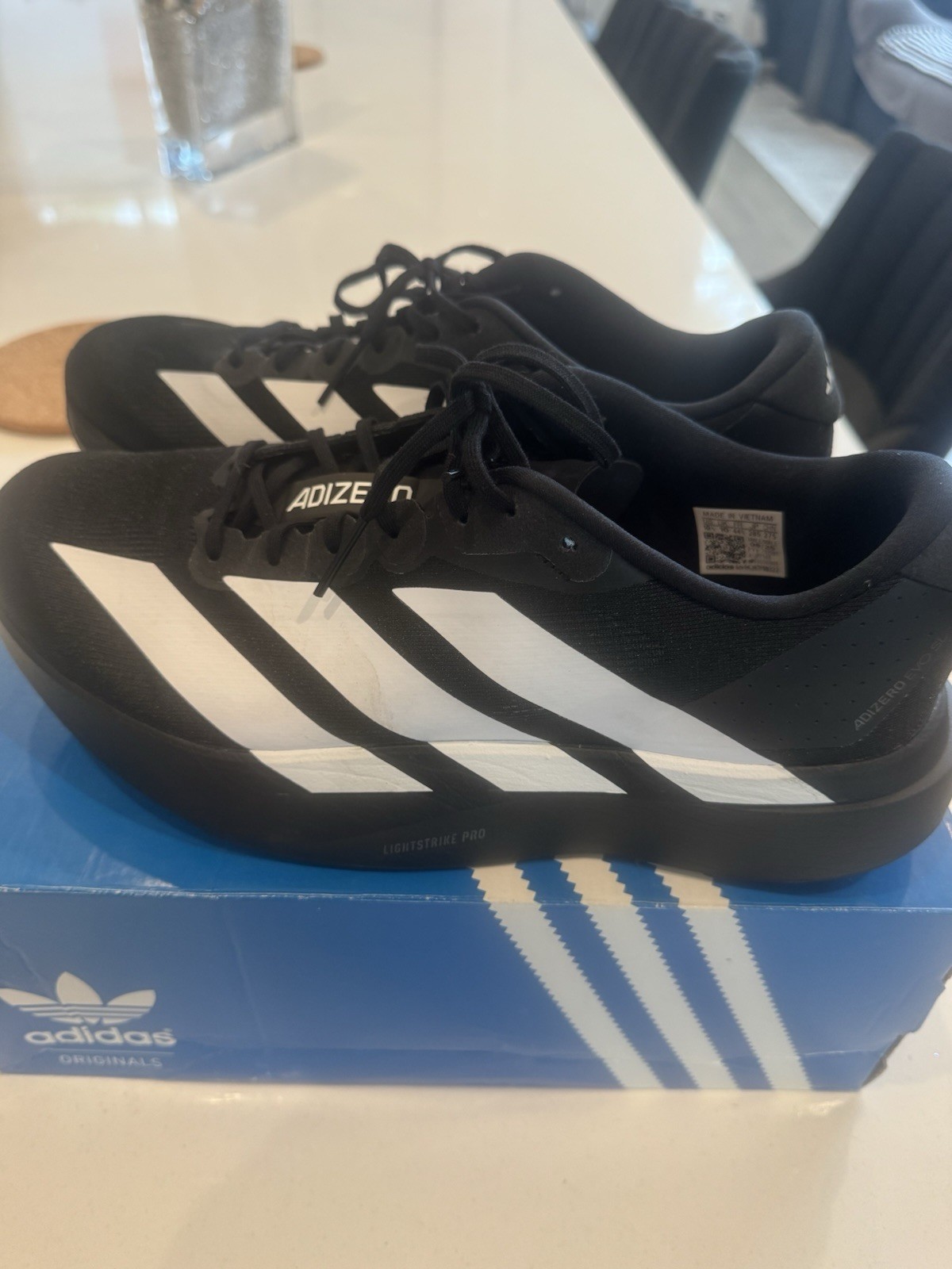 adidas adizero men black/white adidas adizero men black/white