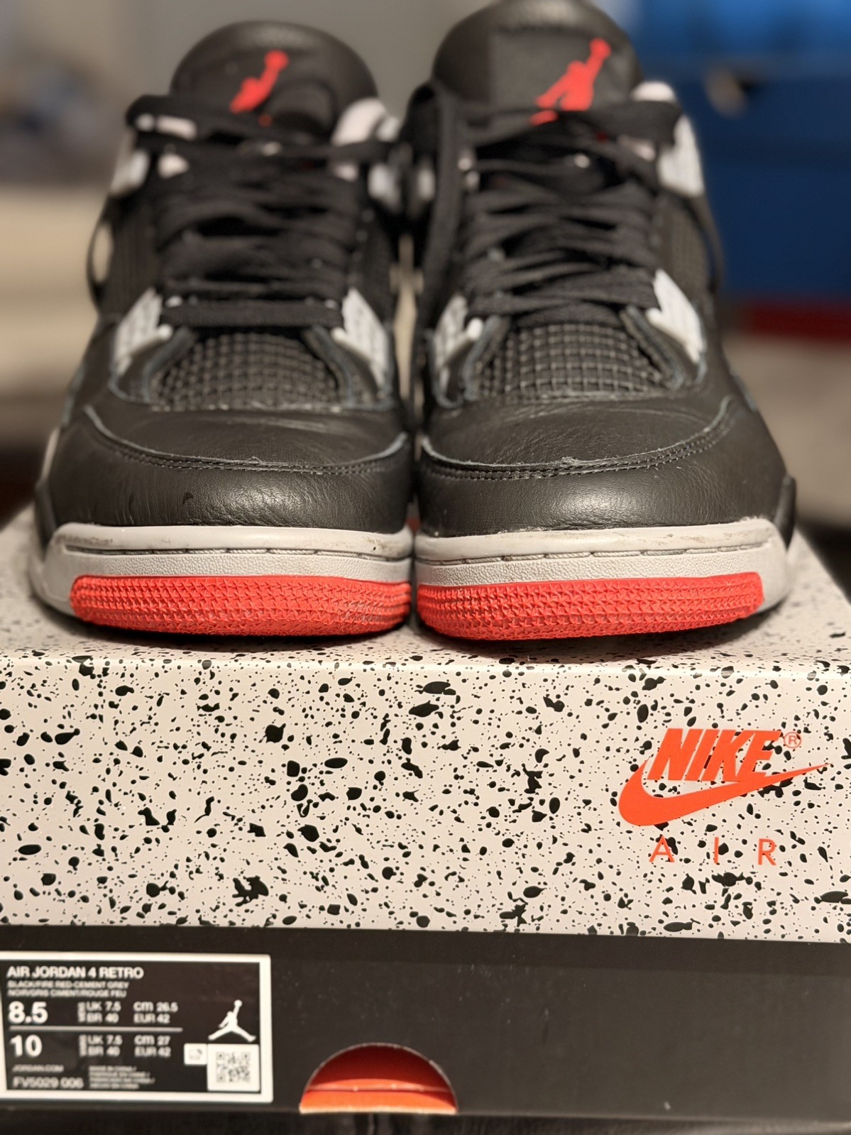 air jordan 4 retro bred reimagined men’s 8.5 air jordan 4 retro bred reimagined men’s 8.5
