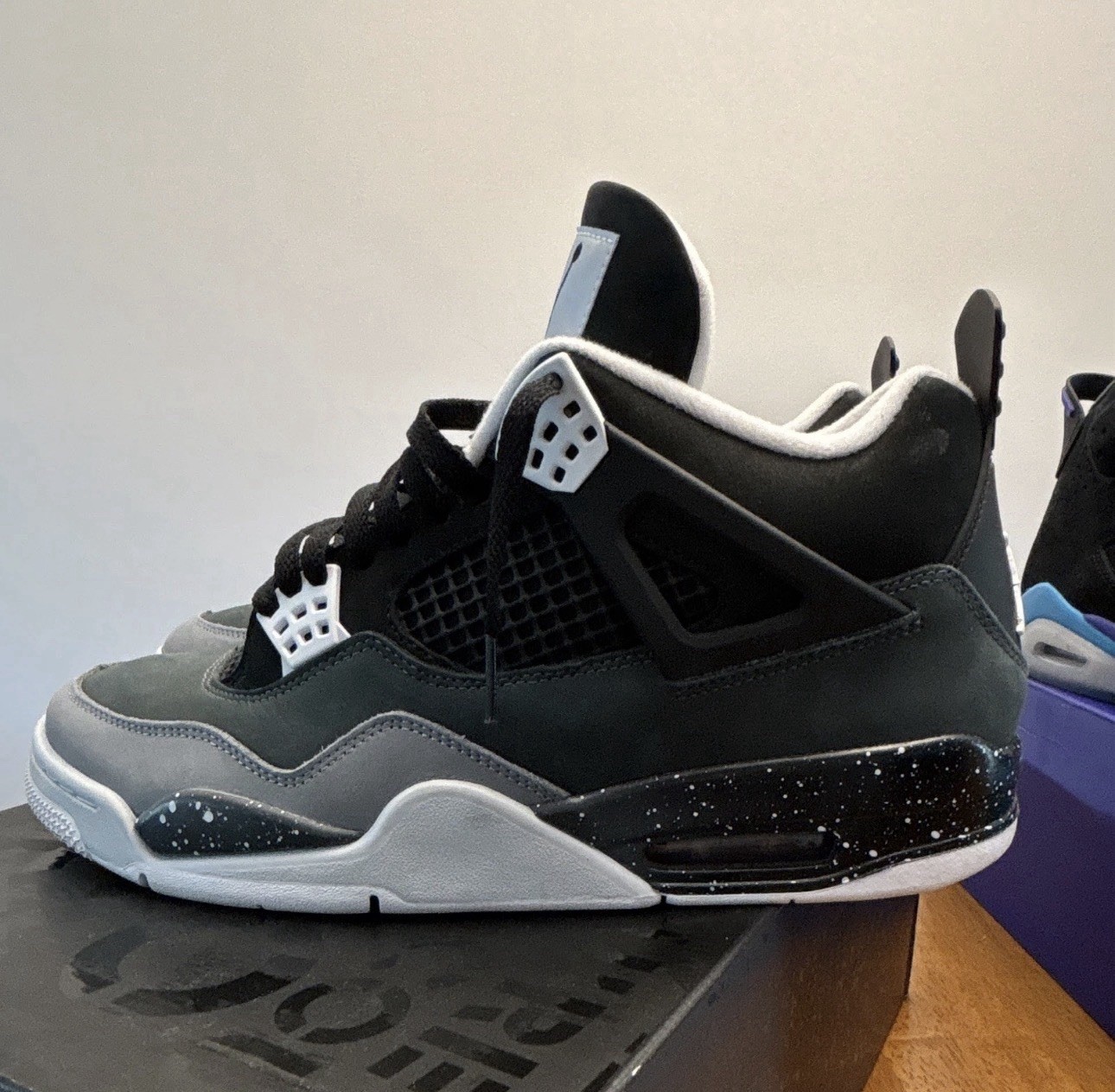jordan air jordan 4 retro fear 2024 black/white/anthracite fq8138 002 jordan air jordan 4 retro fear 2024 black/white/anthracite fq8138 002